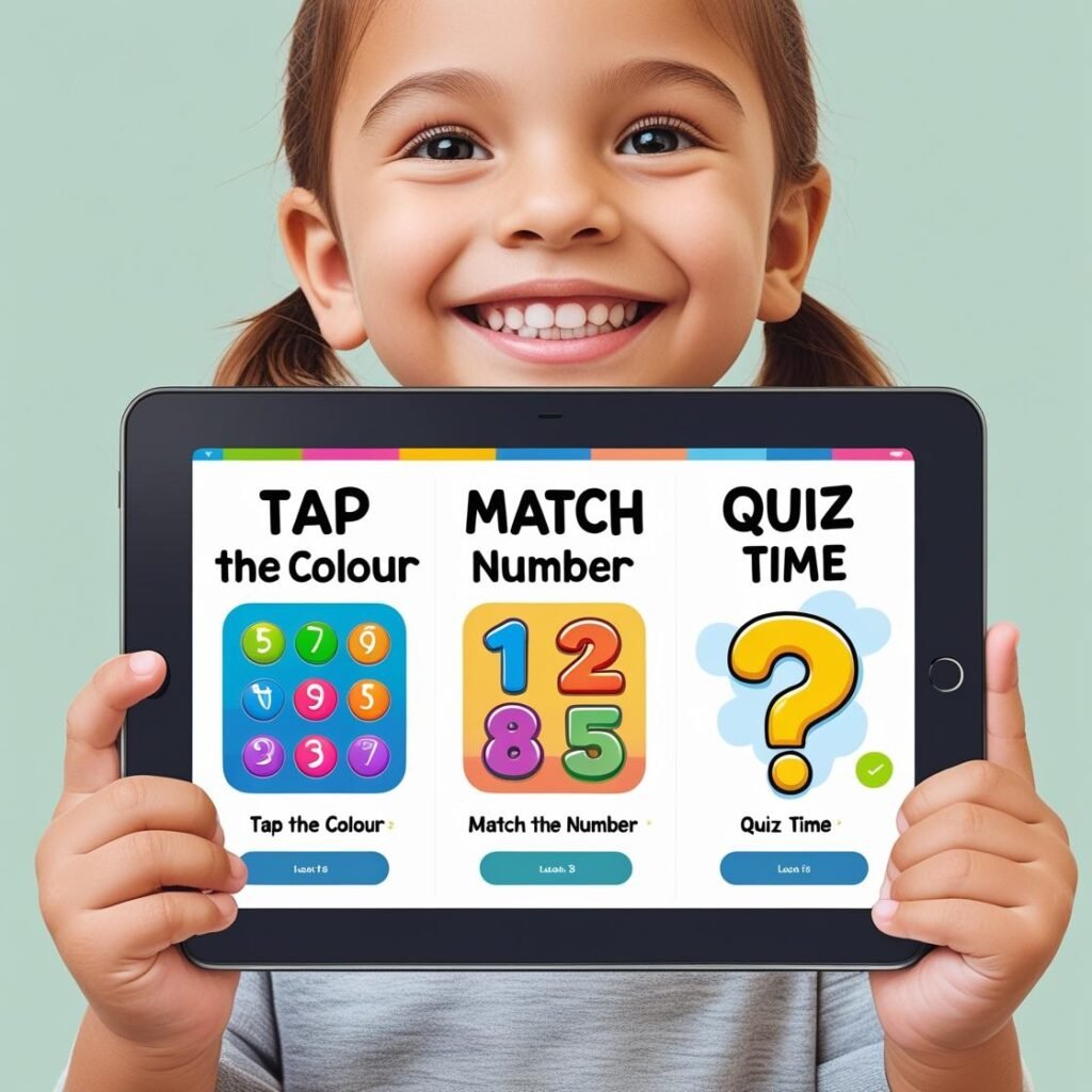 Focus Fun app interface showing educational mini-games.