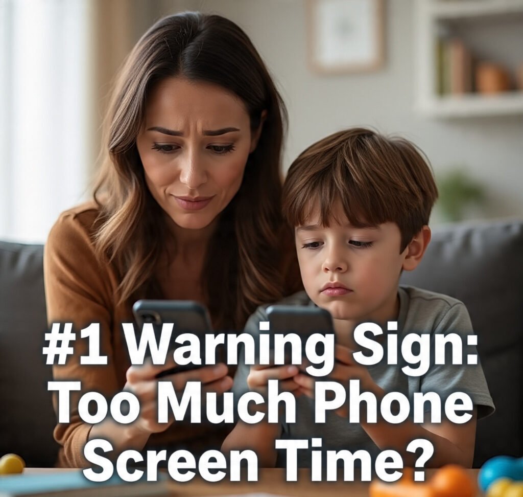 Mother worried about child’s excessive phone use