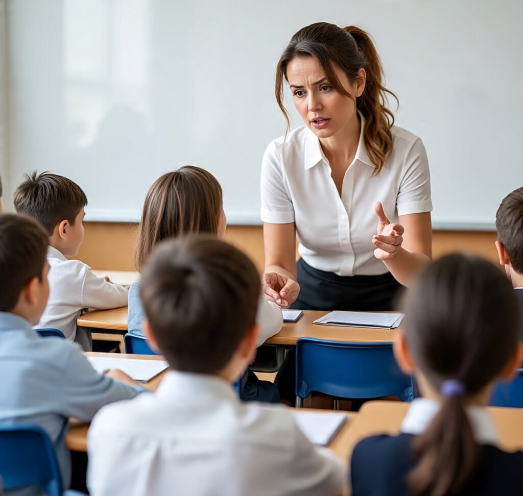 Teacher struggling to control screen time as students get distracted during class.”